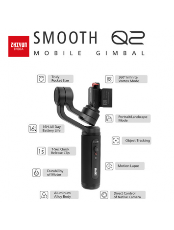 Zhiyun Smooth-Q2 Smartphone Gimbal Stabilizer